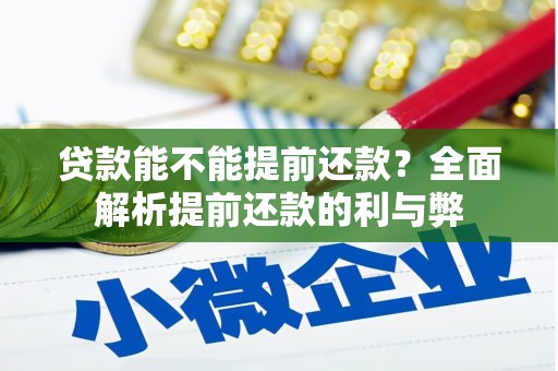 鹿城贷款能不能提前还款？全面解析提前还款的利与弊