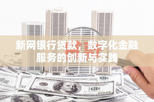 鹿城新网银行贷款，数字化金融服务的创新与实践