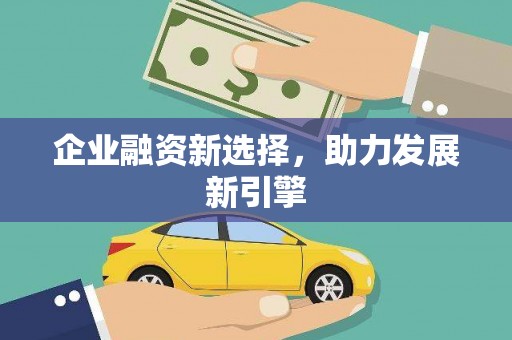鹿城企业融资新选择，助力发展新引擎