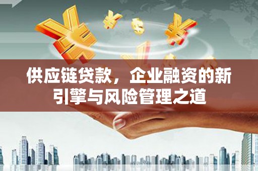 鹿城供应链贷款，企业融资的新引擎与风险管理之道