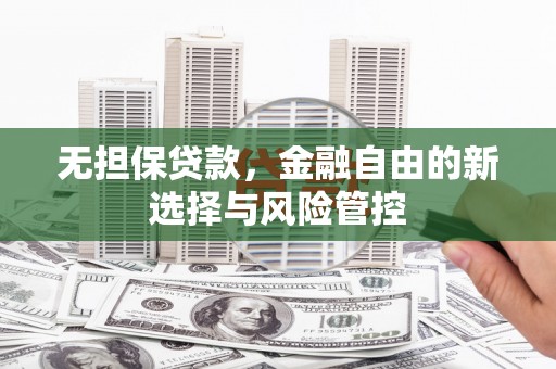 鹿城无担保贷款，金融自由的新选择与风险管控