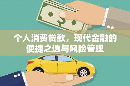 鹿城个人消费贷款，现代金融的便捷之选与风险管理