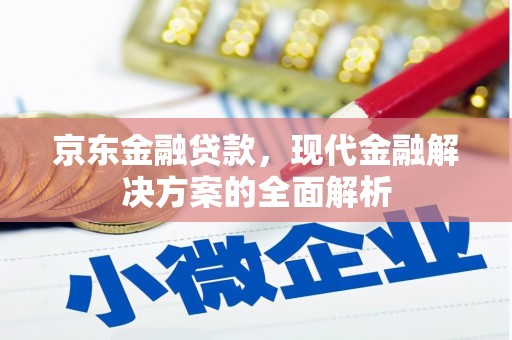 鹿城京东金融贷款，现代金融解决方案的全面解析