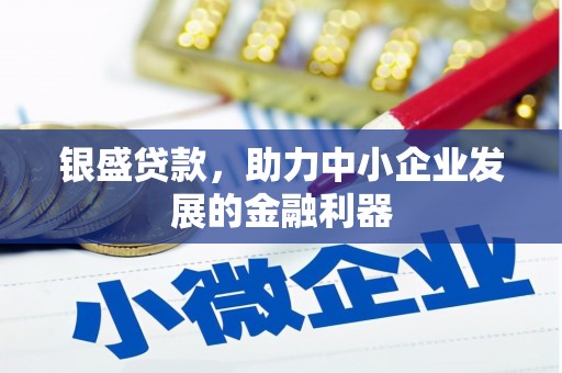 鹿城银盛贷款，助力中小企业发展的金融利器