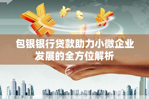 鹿城包银银行贷款助力小微企业发展的全方位解析