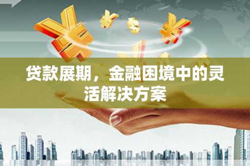 鹿城贷款展期，金融困境中的灵活解决方案