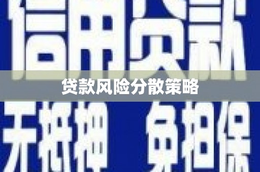 鹿城贷款风险分散策略