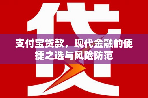 鹿城支付宝贷款，现代金融的便捷之选与风险防范