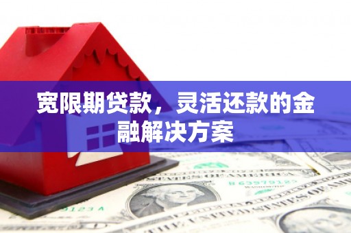 鹿城宽限期贷款，灵活还款的金融解决方案