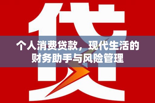鹿城个人消费贷款，现代生活的财务助手与风险管理