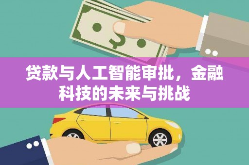 鹿城贷款与人工智能审批，金融科技的未来与挑战