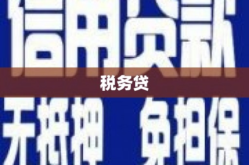 鹿城税务贷