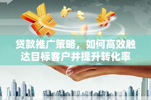 鹿城贷款推广策略，如何高效触达目标客户并提升转化率