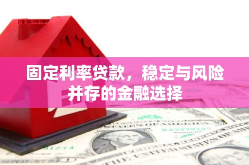 鹿城固定利率贷款，稳定与风险并存的金融选择