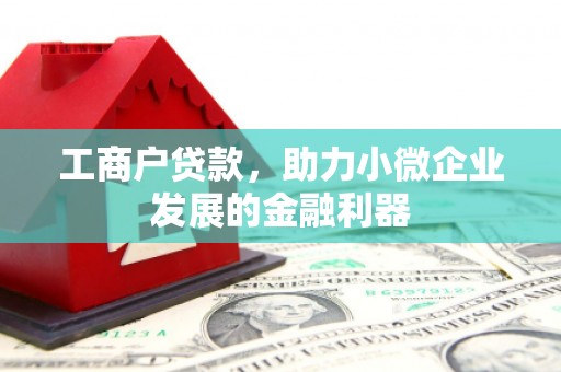 鹿城工商户贷款，助力小微企业发展的金融利器