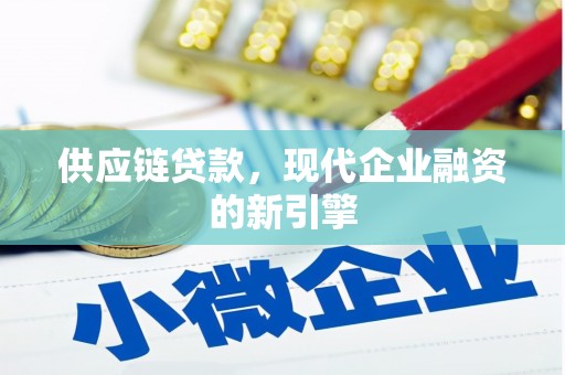 鹿城供应链贷款，现代企业融资的新引擎