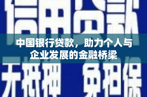 鹿城中国银行贷款，助力个人与企业发展的金融桥梁