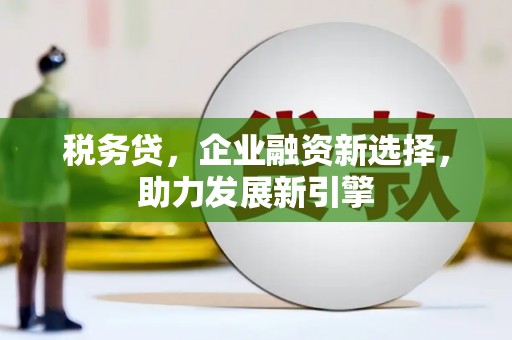 鹿城税务贷，企业融资新选择，助力发展新引擎