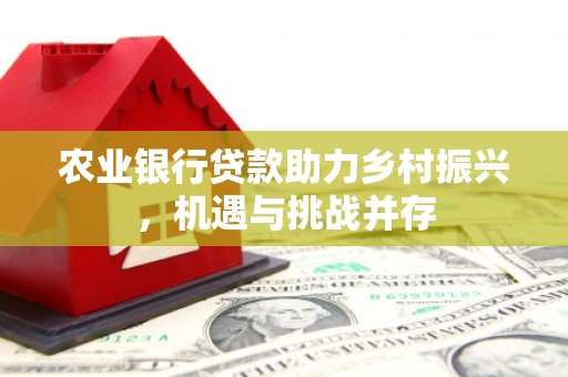 鹿城农业银行贷款助力乡村振兴，机遇与挑战并存