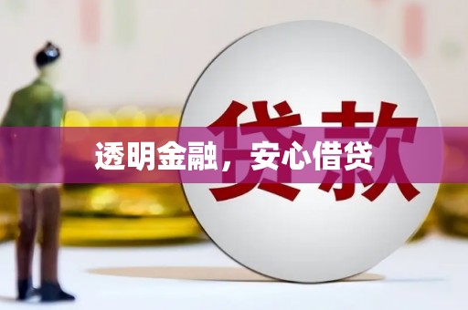 鹿城透明金融，安心借贷
