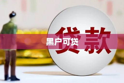 鹿城黑户可贷