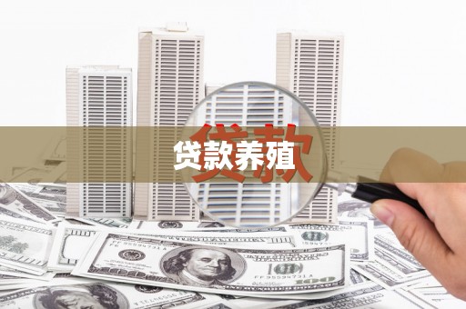 鹿城贷款养殖